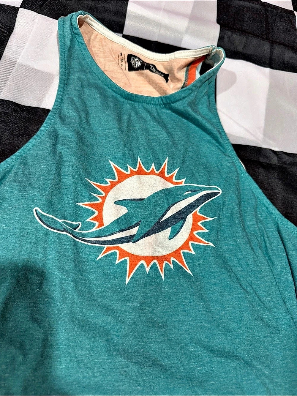 NFL Miami Dolphins Team Apparel tank top Graphic Tank Top Size Small - Picture 3 of 5
